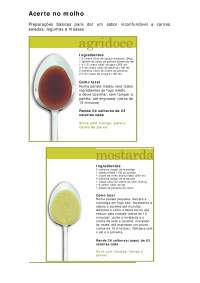 Receitas - Molhos Diversos