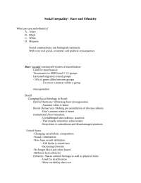 Race and Ethnicity - Introductory Sociology - Lecture Slides | SOC 101 ...