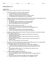 25 MCQs for Principles of Microeconomics - Quiz #4 with Answers | ECON ...