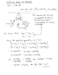 Physics I - Assignment with Solution | PHYS 1100 - Docsity