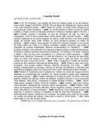 A poetica de Cesário Verde