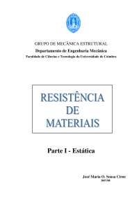 Resistência de materiais parte - 1 (estática)