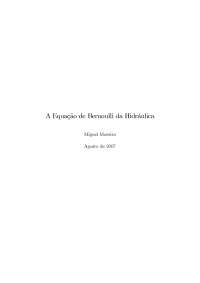 Equação de Bernoulli