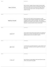 Evangelism Final Exam | REL  - New Testament