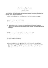 6 Problems on Lagged Analysis - Assignment | PM 536