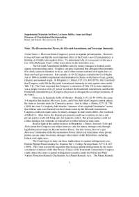Congress' Power to Enforce Civil Rights Act: Disability Discrimination Case Study