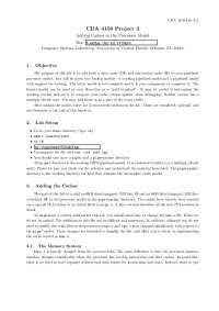 Adding Caches to a Pipelined Processor Model (CDA 4150 Lab 3)