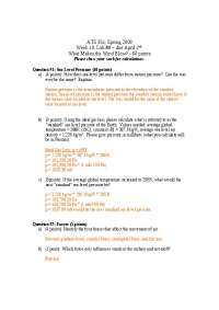 Sea Level Pressure and Wind Forces: Calculations and Visualizations
