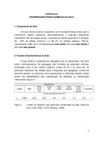 Propriedades Físico-Químicas do Solo