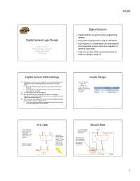 Control Logic Structures on Digital Logic Design - Lecture Slides ...