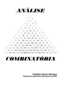 Análise Combinatória