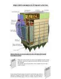 Coletor de pó - Preciptador eletrostática, lavadores úmido
