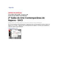 2º Salão de Arte Contemporânea de Itapeva (SACI) em Itapeva - 2009