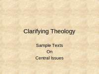 Exploring Early Christian Thought: Trinity, Human Nature, and Church Organization