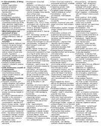Principles of Biology - Exam Study Guide | BIOL 1105 - Docsity