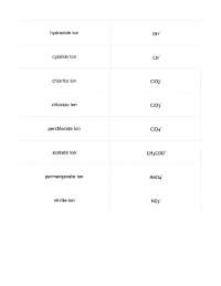Study Guide for Freshman Chemistry I | CHEM 1211 - Docsity