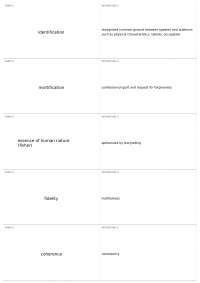 Exam 3, part 1 | COMM 1001 - Introduction to Communications - Docsity