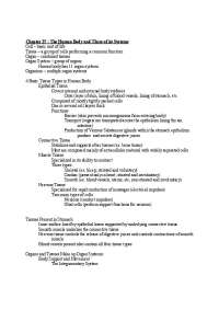 Notes on The Human Body and Three of its Systems | BIOL 101