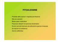 Ecofisiologia Vegetale A - Fitoalessine
