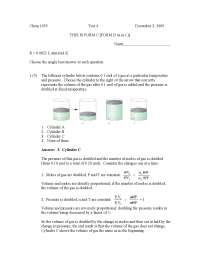 25 Solved Problems on the General Chemistry - Test 4 | CHEM 1035 - Docsity
