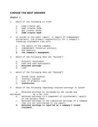80 MCQs for Exam 1 with Answers - Fundamental Financial Accounting ...
