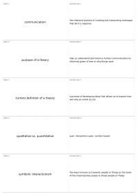 Final exam | COMM 1001 - Introduction to Communications - Docsity