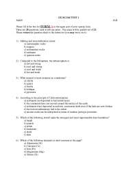 Test One MCQs - Elements of Geology | GEOS 2104 - Docsity