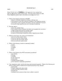 28 MCQs for Elements of Geology - Test 3 | GEOS 2104 - Docsity