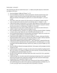 Review Sheet - Lab Exam 2 - Principles of Biology | BIO 101 - Docsity