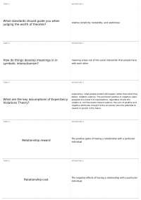 Final Exam cards | COMM 1001 - Introduction to Communications - Docsity