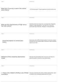Final Notecards | GEOG 2100 - Economic Geography