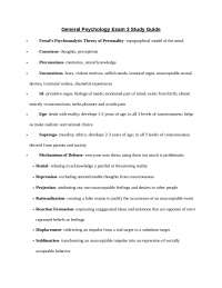 Exam 3 Study Guide - General Psychology | - Docsity