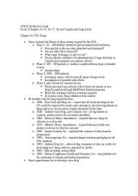 Pharmaceutical Drug Development and Regulation: Dosages, Schedules, and Side Effects - Pro