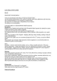 Study Guide of Introduction to Law for Final Exam | LAW 301