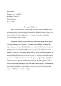 Parental Knowledge Exhaustion: Essay on High School Transitions and Involvement
