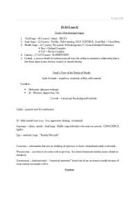 Review for Exam - Freud's Psychosexual Stages |