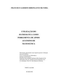 Software Mathematica no Ensino da Matemática