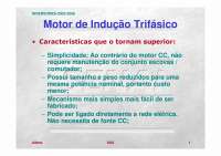 Motor de Indução Trifásico - Características, Acionamento e Controle (SLIDES)