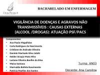 Atuação do PSF/PACS na Vigilância de Alcool/Drogas