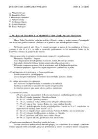 Tema II: Cicerón y la filosofía romana