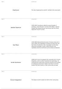 Test 1 | SOC 101 - Sociology & Soc Problems & Lab | Quizzes ...