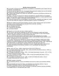 Direito Internacional: Disposições sobre Trabalhadores e Tratados Internacionais