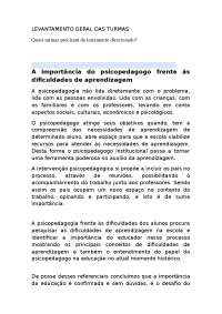 A Psicopedagogia com um novo olhar