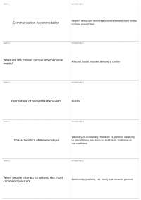 Chapter 1 | COMM 3200 - Interpersonal Communication - Docsity