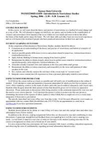 Nonviolence Studies: Course Info & Outcomes - Kansas State University