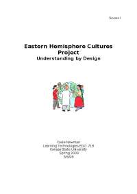 Understanding Eastern Hemisphere Cultures: A Digital Age Learning Project by Casie Newman