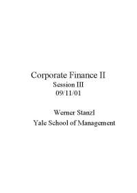 Weighted Average Cost of Capital (WACC) in Corporate Finance