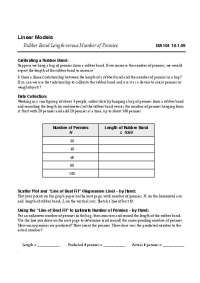Rubber Band Calibration: Experimenting Pennies' Impact on Length - Prof. Cheryl Peterson