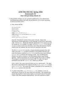 Homework 3 Solutions - Methods of Astronomy Research | ASTR 596