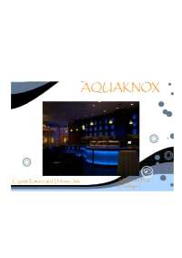 AquaKnox: A Seafood Restaurant and Bar with Stunning Lighting Design